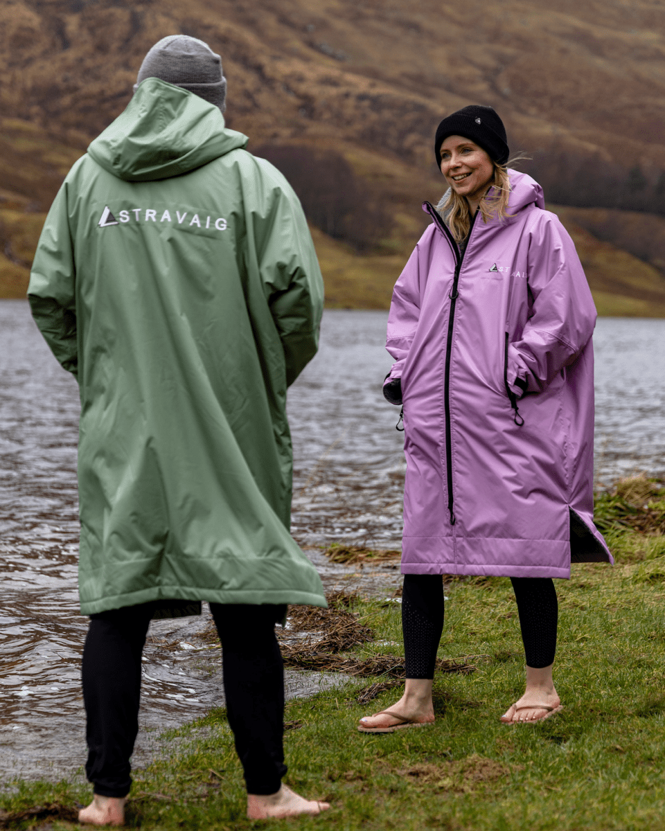 Stravaig Adult Waterproof Changing Robe - Heather Lilac (LILAC) - Stravaig