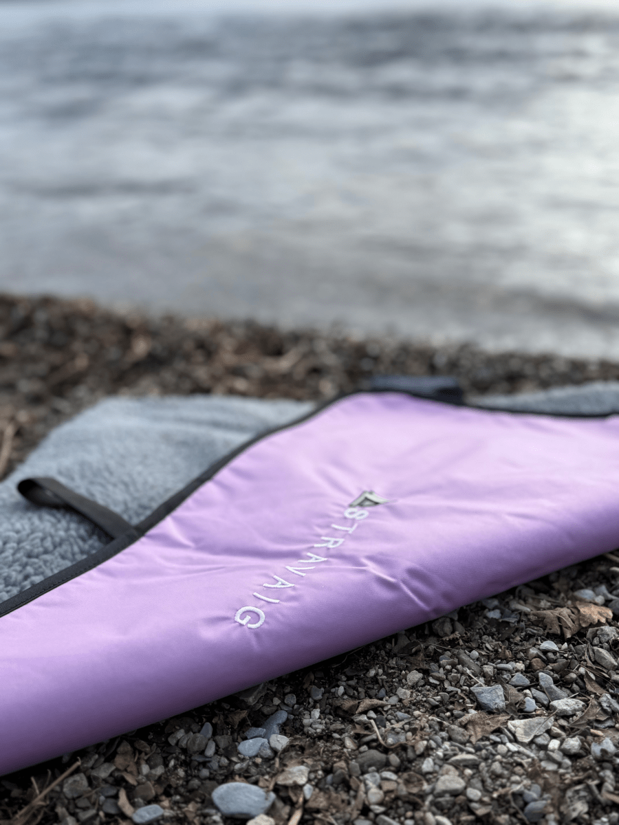 Stravaig Portable Waterproof Changing Mat - Heather Lilac (LILAC) - Stravaig