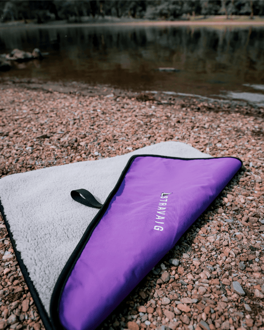 Stravaig Portable Waterproof Changing Mat - Thistle Purple (PURPLE) - 2