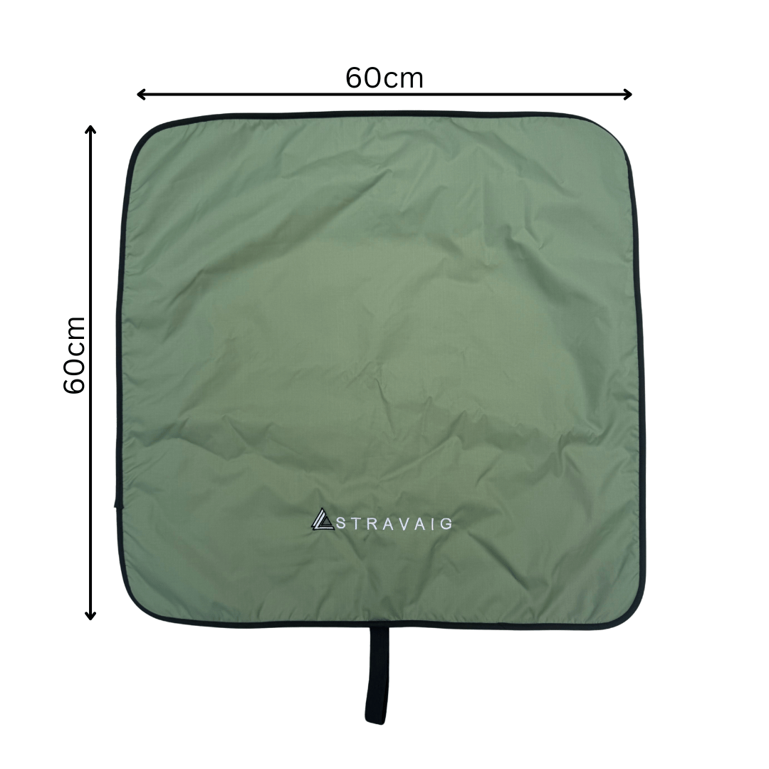 Stravaig Portable Waterproof Changing Mat - Machair Sage (SAGE GREEN) - Stravaig