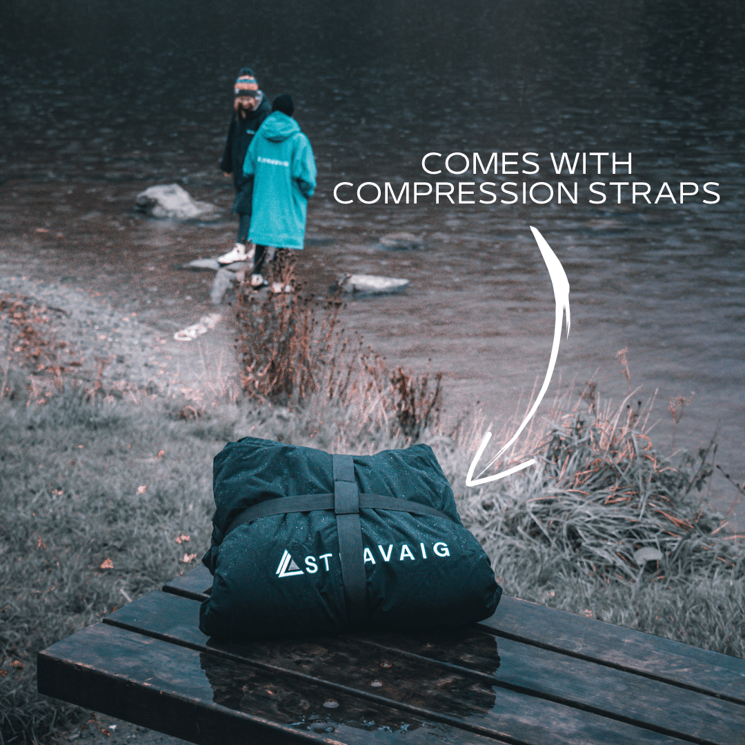PREVIOUS GENERATION v2.0 - Adult Waterproof Changing Robe - Loch Black (BLACK) - Stravaig