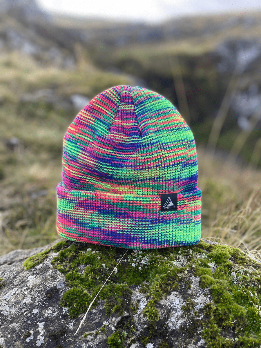 Waffle Knit Beanie Hat - Multi - Colour - Stravaig
