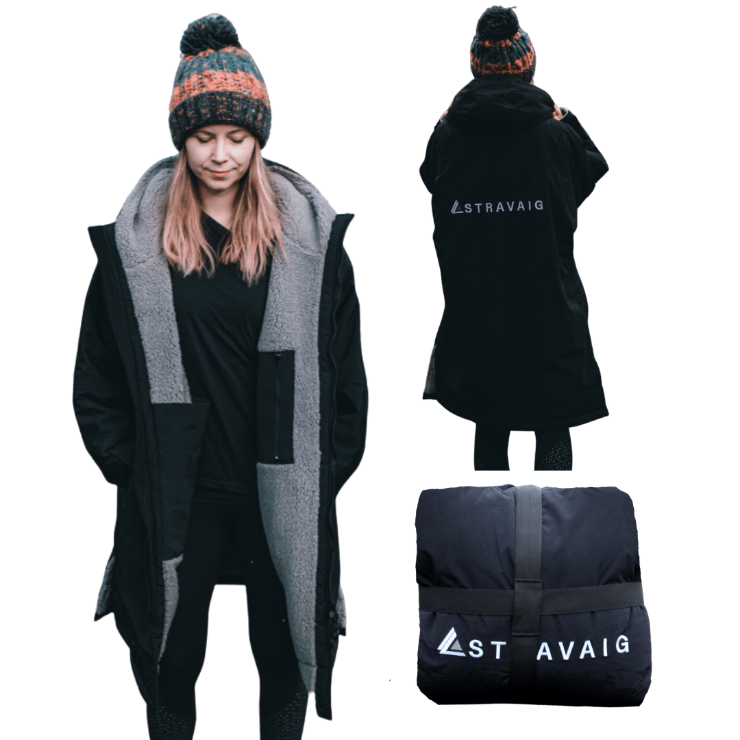Adult Waterproof Changing Robe - Loch Black