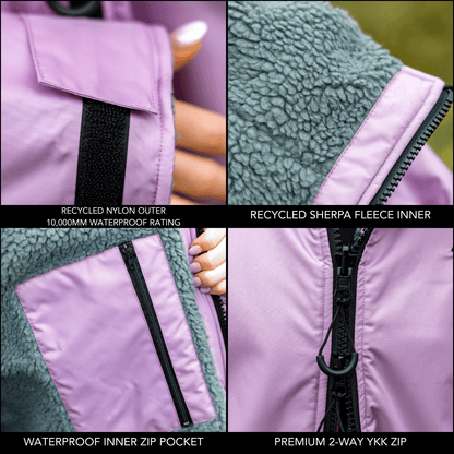 Stravaig Adult Waterproof Changing Robe - Heather Lilac (LILAC) - Stravaig