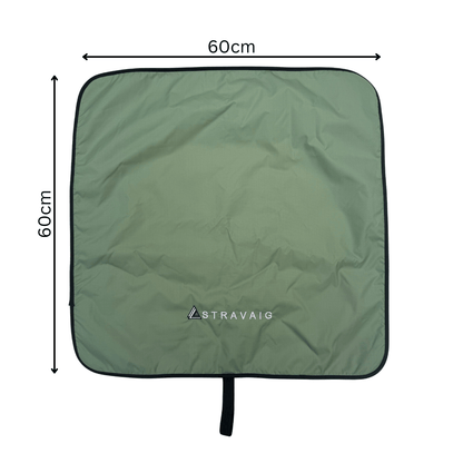 Stravaig Portable Waterproof Changing Mat - Machair Sage (SAGE GREEN) - Stravaig