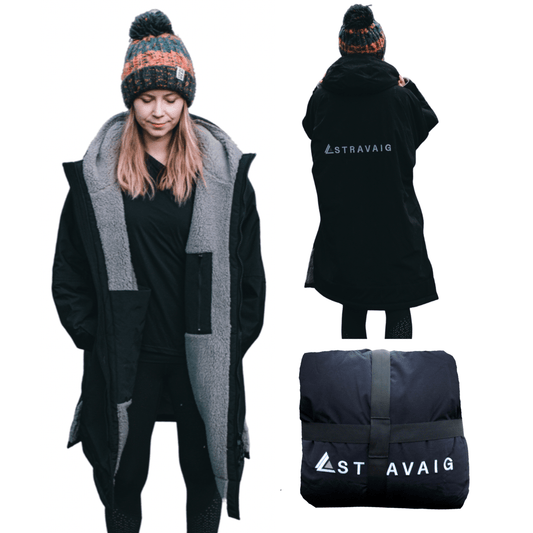 PREVIOUS GEN v2.0 - Adult Waterproof Changing Robe - Loch Black (BLACK) - 1