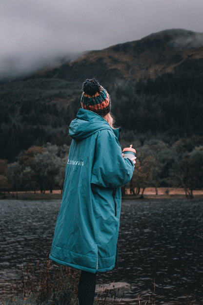 PREVIOUS GEN v2.0 - Adult Waterproof Changing Robe - Misty Loch Teal (TEAL) - 5