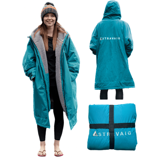 PREVIOUS GEN v2.0 - Adult Waterproof Changing Robe - Misty Loch Teal (TEAL) - 1