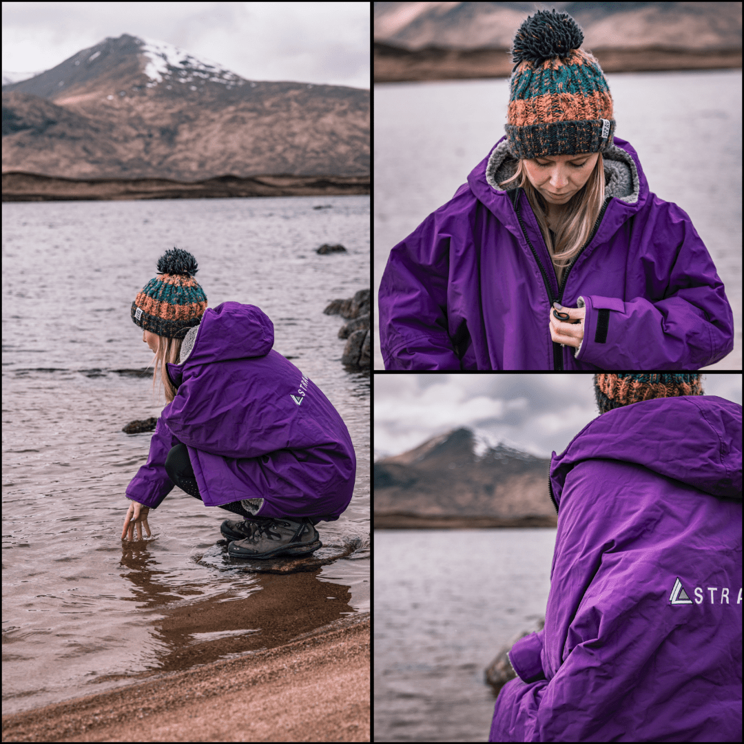 PREVIOUS GEN v2.0 - Adult Waterproof Changing Robe - Thistle Purple - 6
