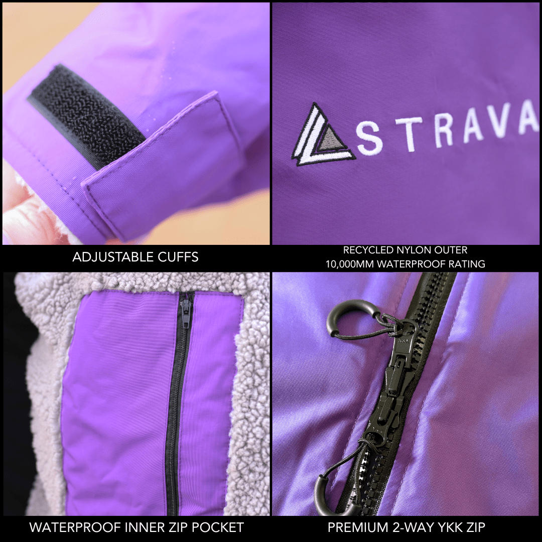PREVIOUS GEN v2.0 - Adult Waterproof Changing Robe - Thistle Purple (PURPLE) - 3