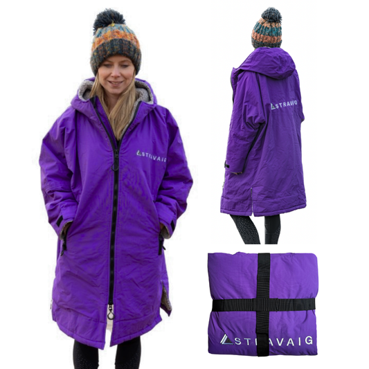 PREVIOUS GEN v2.0 - Adult Waterproof Changing Robe - Thistle Purple