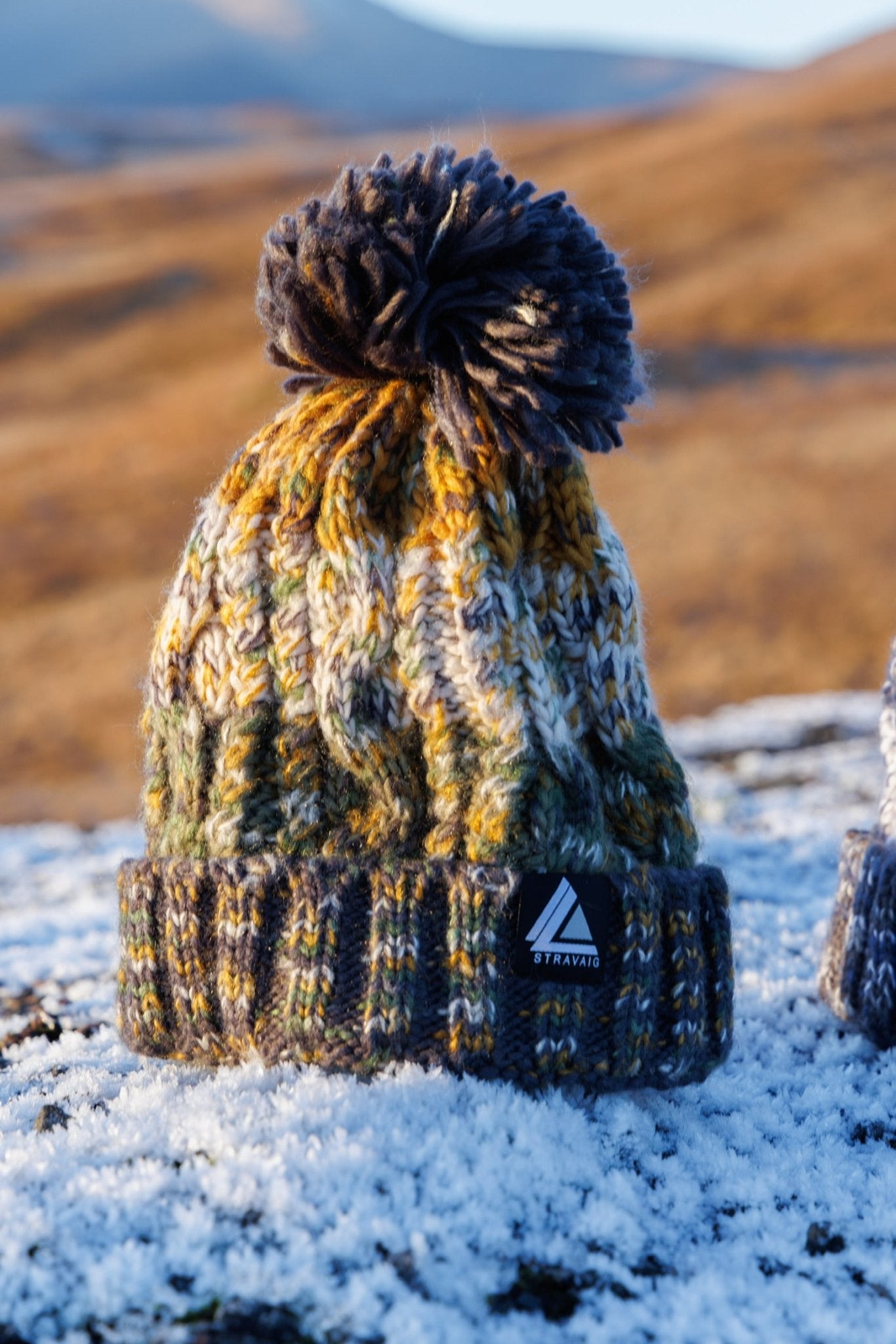 Stravaig Ben Bobble Hat - Ben Chonzie (Ochre/Stone/Brown) - 2