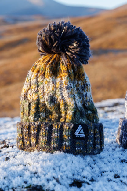 Stravaig Ben Bobble Hat - Ben Chonzie (Ochre/Stone/Brown) - 2