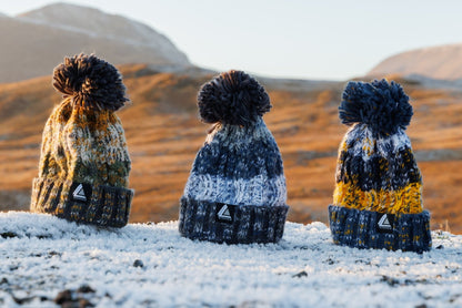 Stravaig Ben Bobble Hat - Ben Cleuch (Yellow/Blue/White) - 3