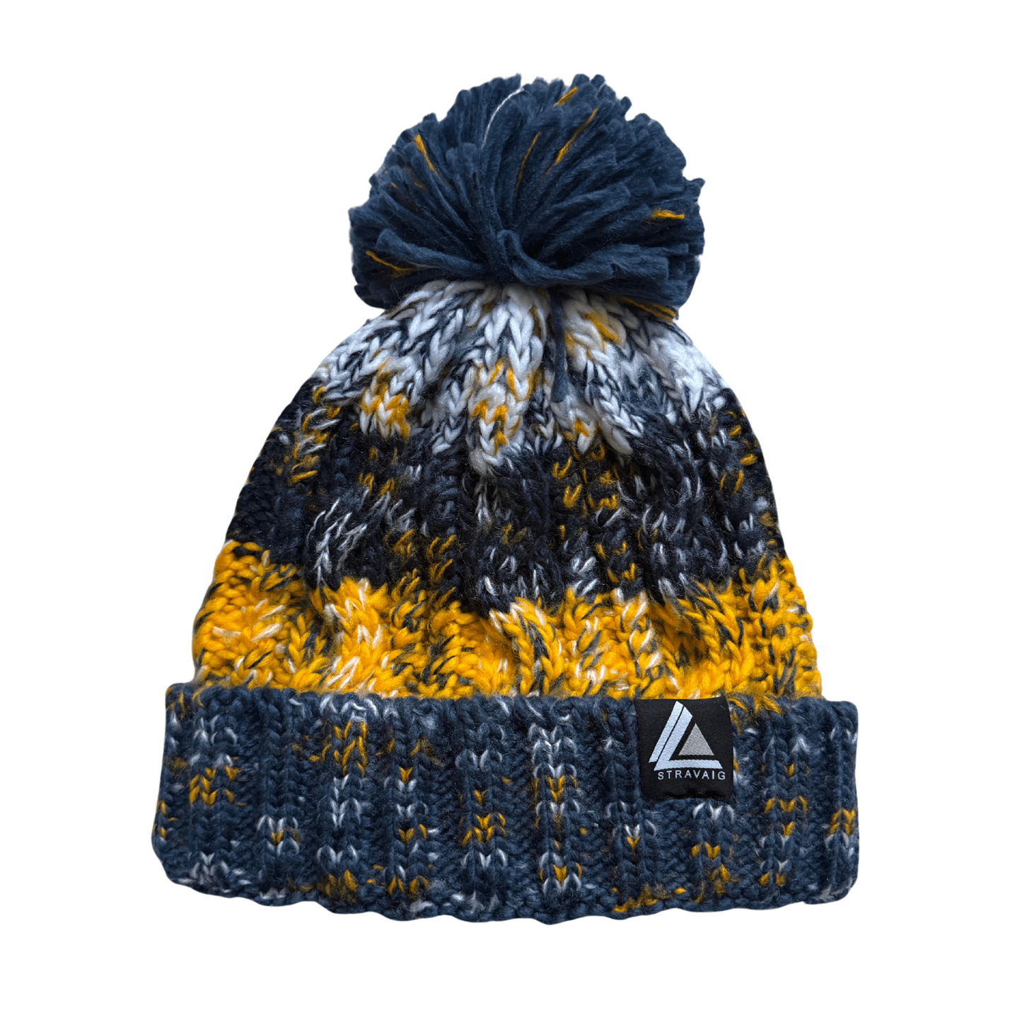 Stravaig Ben Bobble Hat - Ben Cleuch (Yellow/Blue/White) - 1