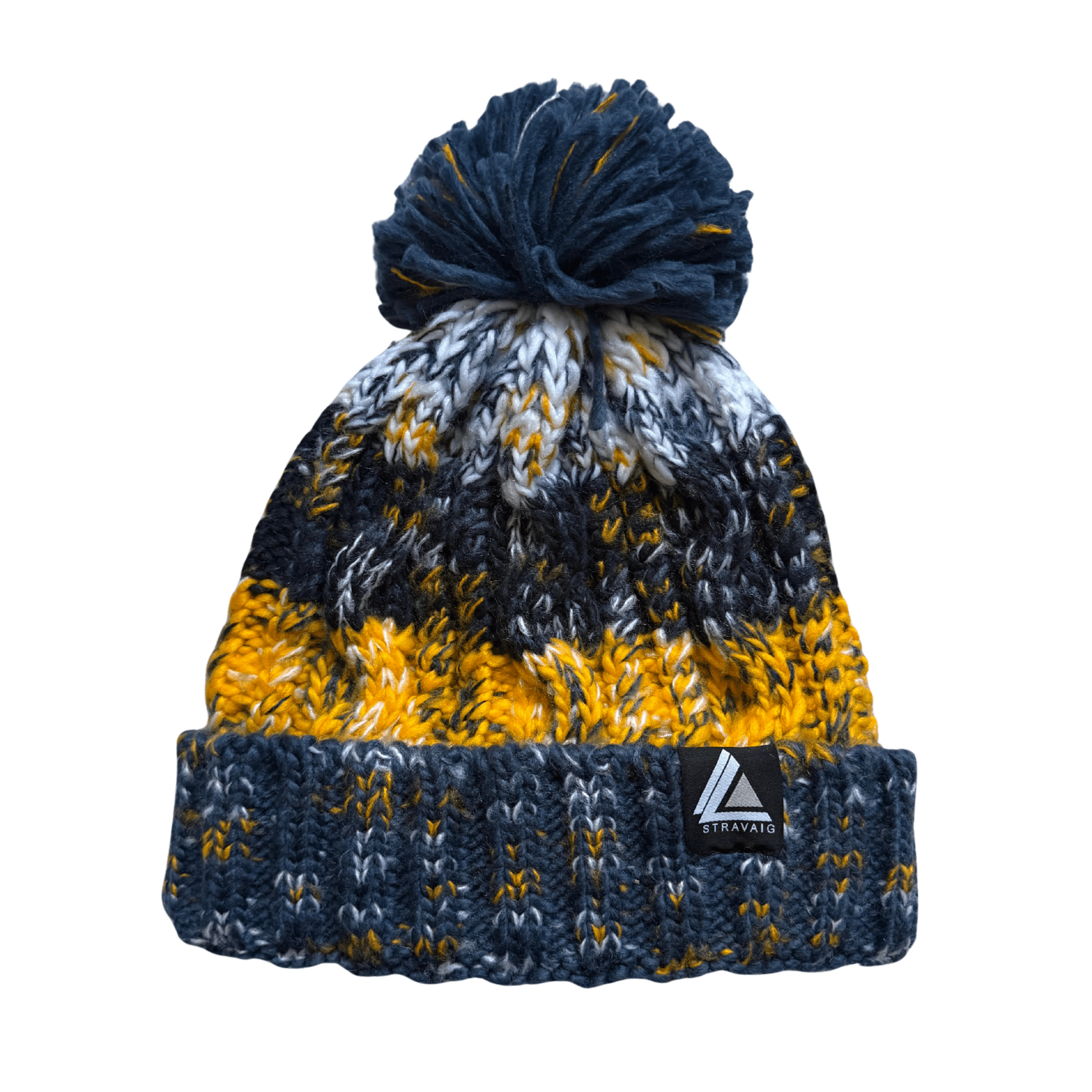 Stravaig Ben Bobble Hat - Ben Cleuch (Yellow/Blue/White) - 1