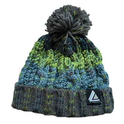 Stravaig Kids Ben Bobble Hat - Ben Gullipen (Blue/Lime/Grey) - 1