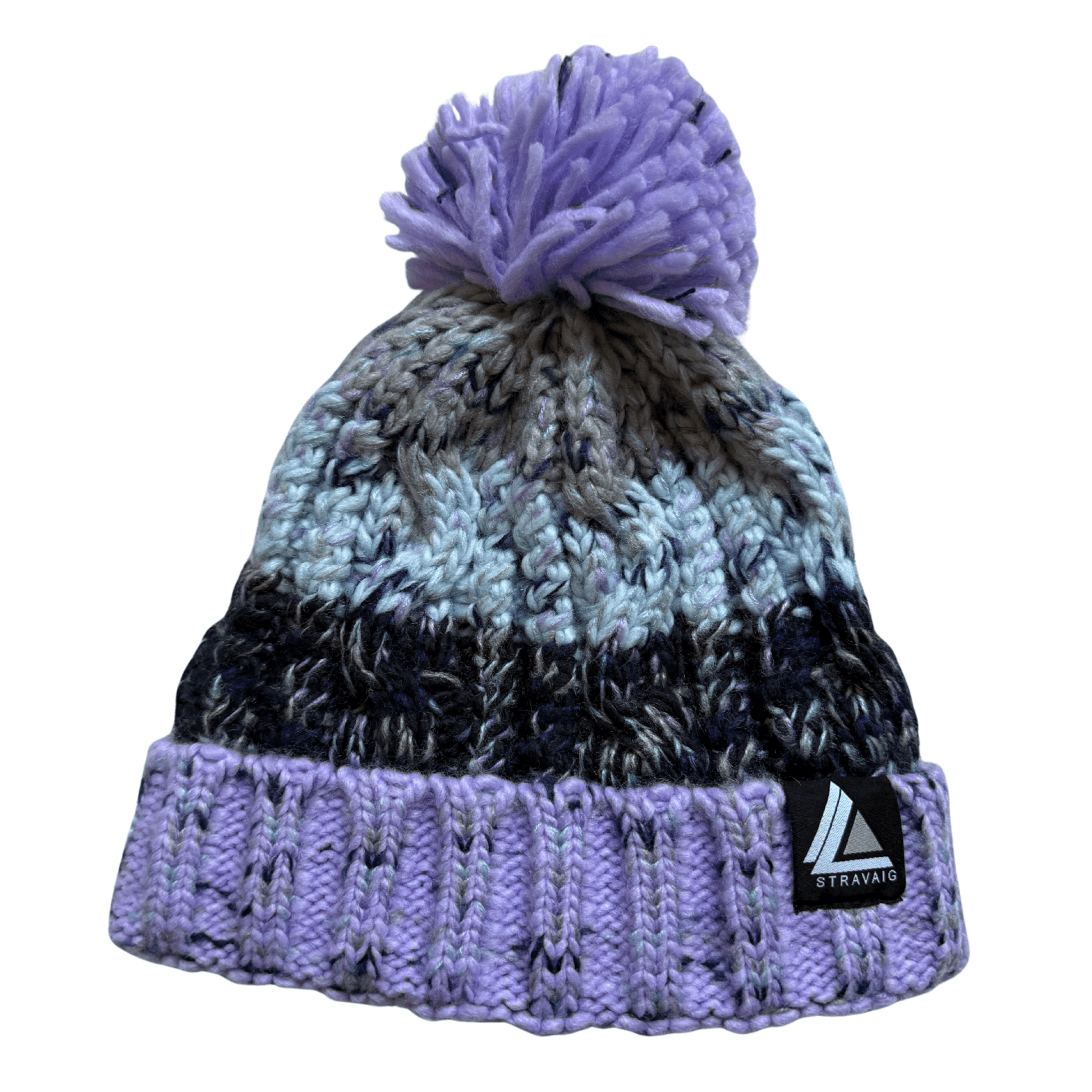 Stravaig Kids Ben Bobble Hat - Ben Ledi (Lilac/Blue/Grey) - 1
