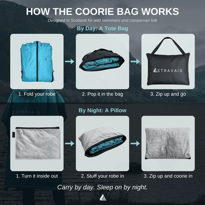 The Coorie Bag - Reversible Tote Bag & Pillow - 2