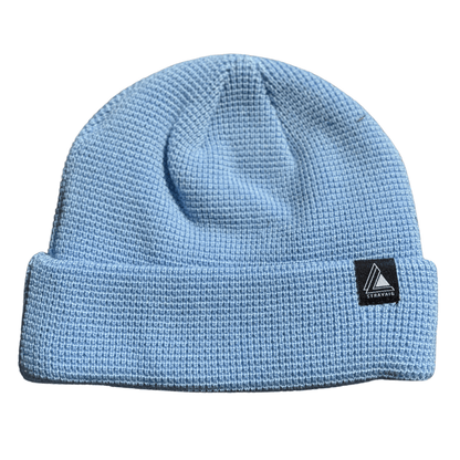 Waffle Knit Fisherman Beanie Hat - Light Blue – Stravaig Waffle Knit Fisherman Beanie Hat - Light Blue – Stravaig